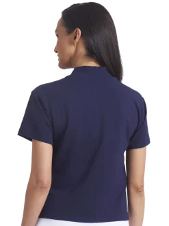 Puma Shirts|Womens Charlotte Modalon Golf Mock - Deep Navy