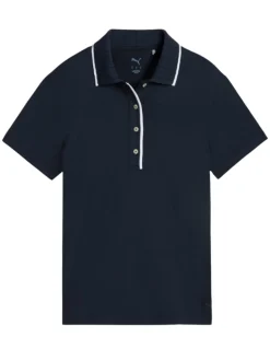 Puma Shirts|Womens CLOUDSPUN Bridges Golf Polo - Deep Navy