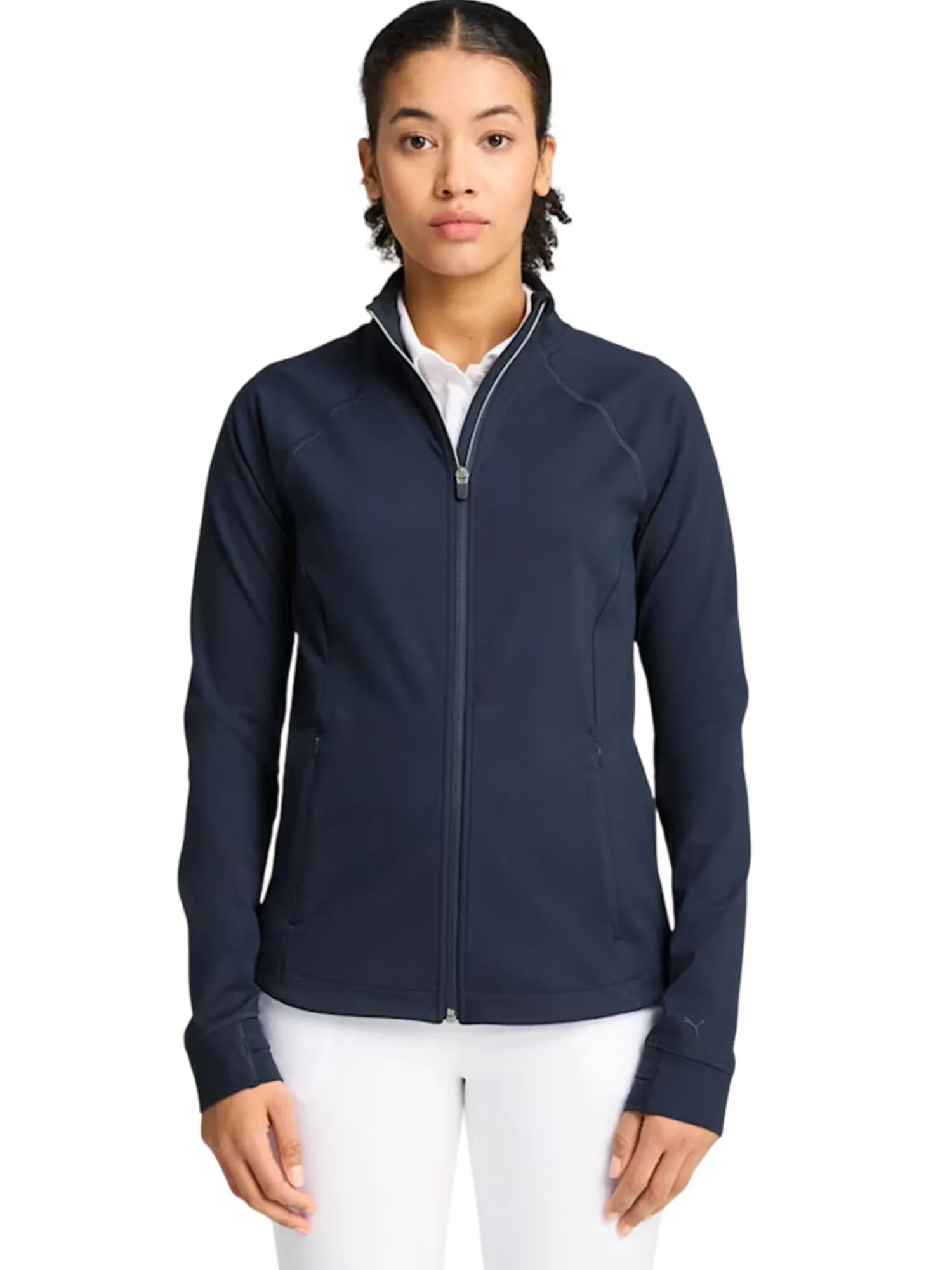 Puma Jumpers|Women's CLOUDSPUN Tech FZ Power Jacket - Deep Navy