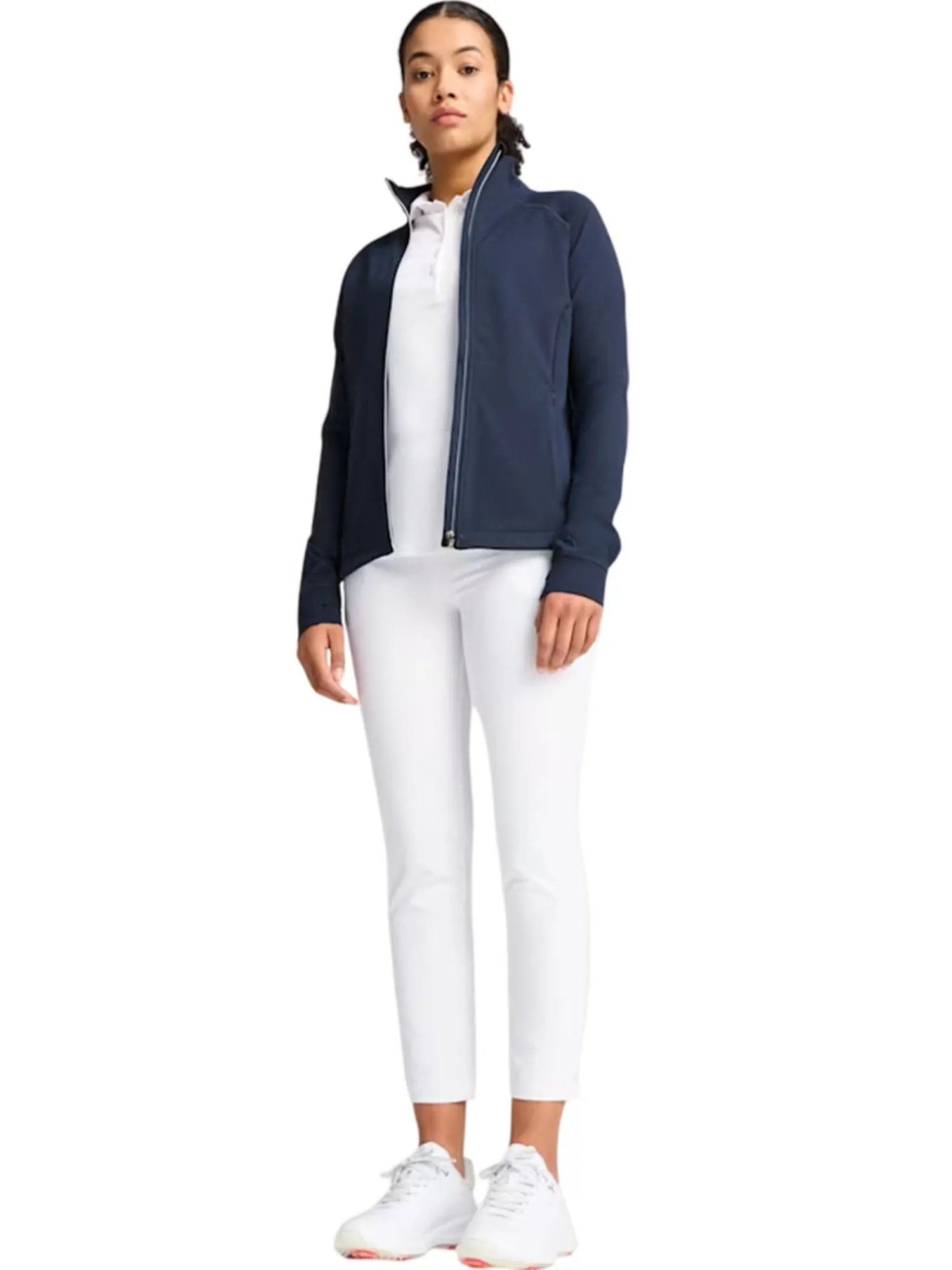 Puma Jumpers|Women's CLOUDSPUN Tech FZ Power Jacket - Deep Navy