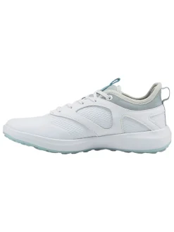 Puma Clearance Shoes|Women's IGNITE Malibu Golf Shoes - White/ Silver/Lucite