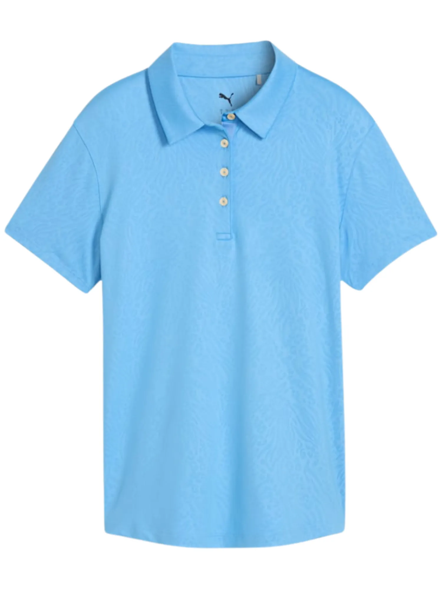 Puma Shirts|Womens MATTR Animal Deboss Golf Polo - Team Light Blue