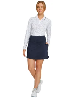 Puma Skorts & Dresses|Women's PWRMESH Golf Skort - Navy Blazer