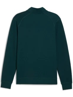Puma Jumpers|x Reigning Champ CLOUDSPUN Fleece Golf 1/4 Zip - Green Terrain
