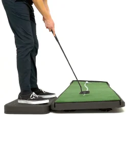 PuttOUT Training Aids|AirBreak Adjustable Putting Mat - Green