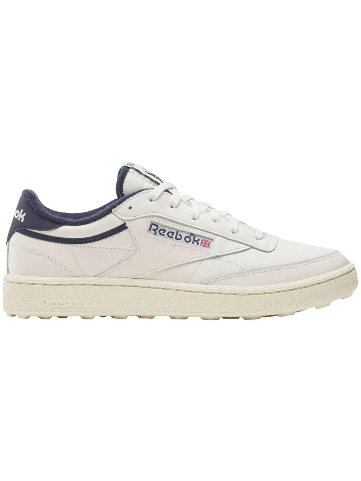 Reebok Mens Golf Shoes|Club C Golf Shoes - Chalk/Vintage Chalk/Vector Navy