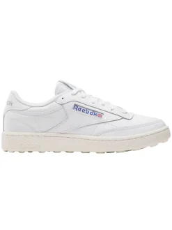 Reebok Mens Golf Shoes|Club C Golf Shoes - Ftwr White/Chalk