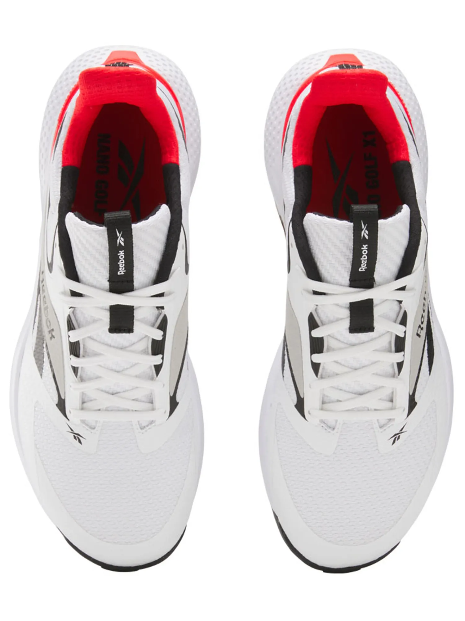 Reebok Mens Golf Shoes|Nano Golf Shoes - White/Red/Black