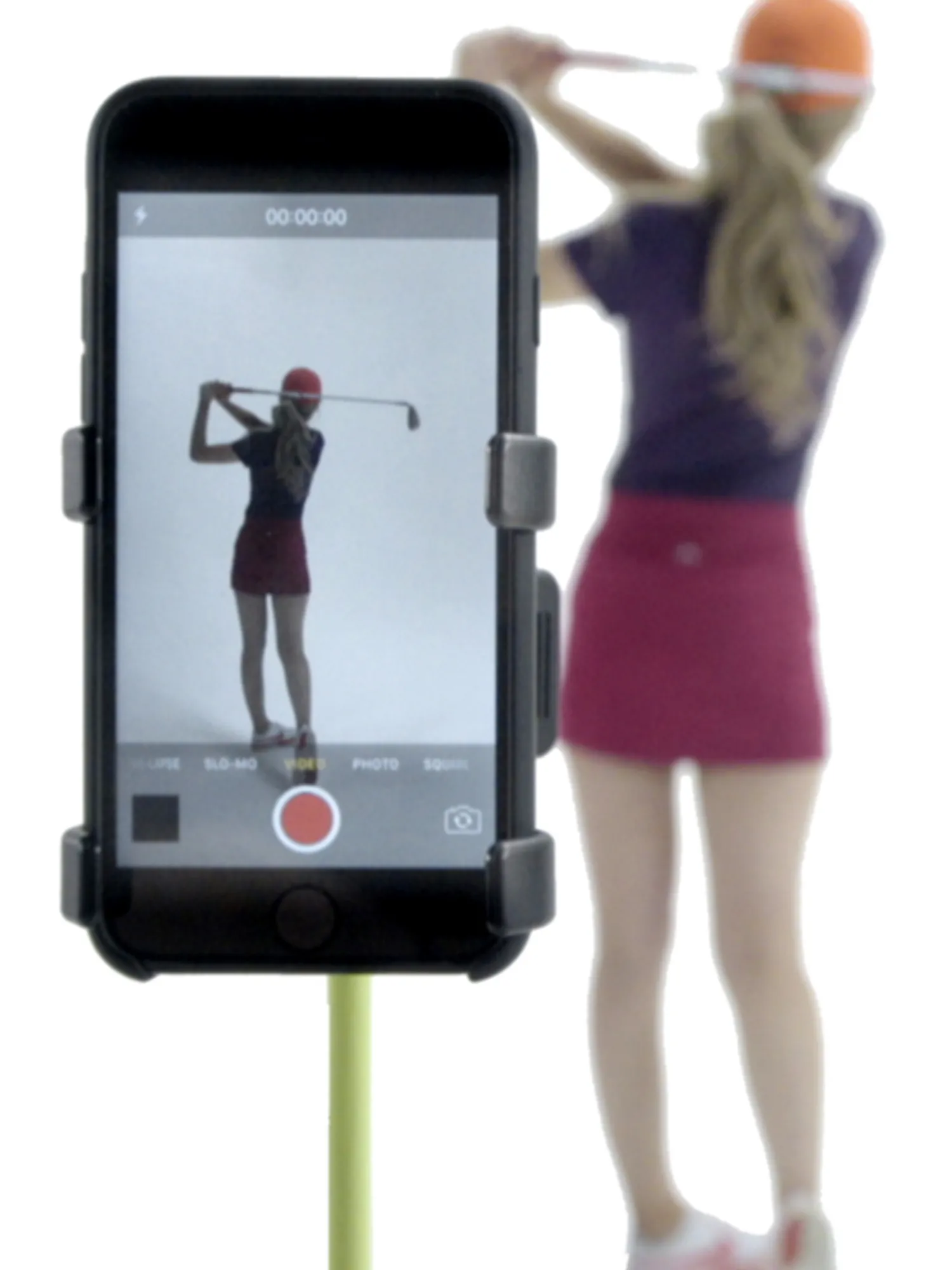 SelfieGOLF Training Aids|Mobile Phone Holder - Black