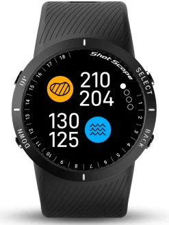 Shot Scope Gps Units|Game Tracking & Swing Analysers|V5 GPS & Shot Tacking Golf Watch - Black