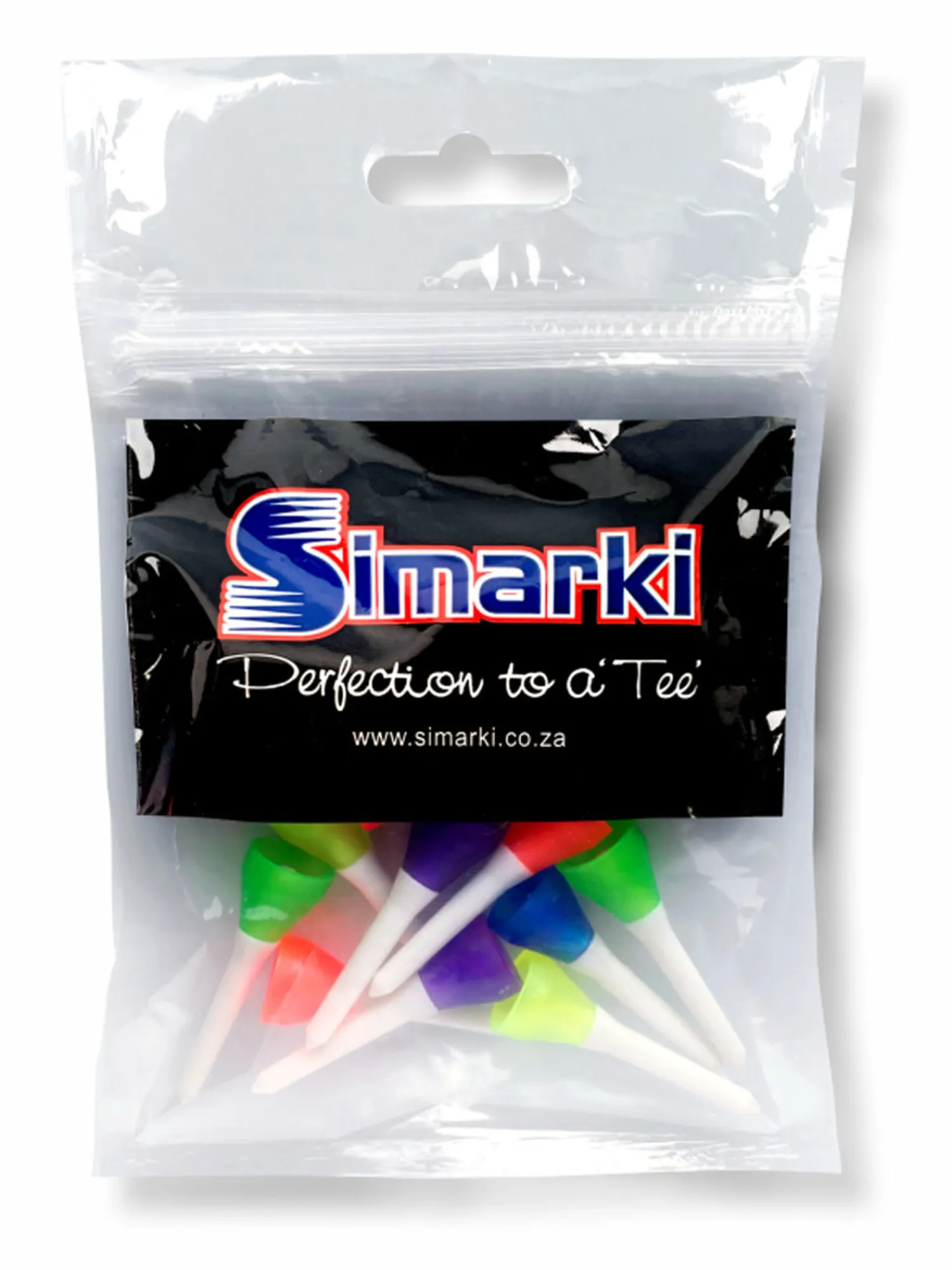 Simarki Tees|Golf Tees 30 Pack Mixed - 45mm