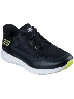 Skechers Mens Golf Shoes|GO GOLF Flight Slip 'Ins Golf Shoes - Black