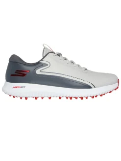 Skechers Mens Golf Shoes|GO GOLF Max 3 (Extra Wide) Golf Shoes - Grey/Red