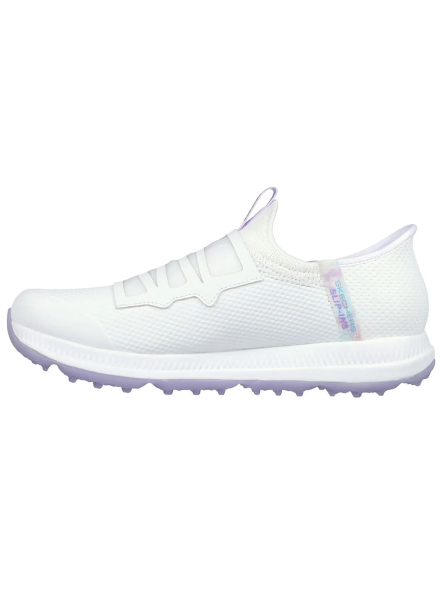 Skechers Clearance Shoes|Women's GO GOLF Elite 5 Slip 'In Golf Shoes - White/Lavender