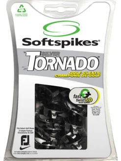SoftSpikes Shoe Accessories|Silver Tornado Golf Cleats Tour Lock