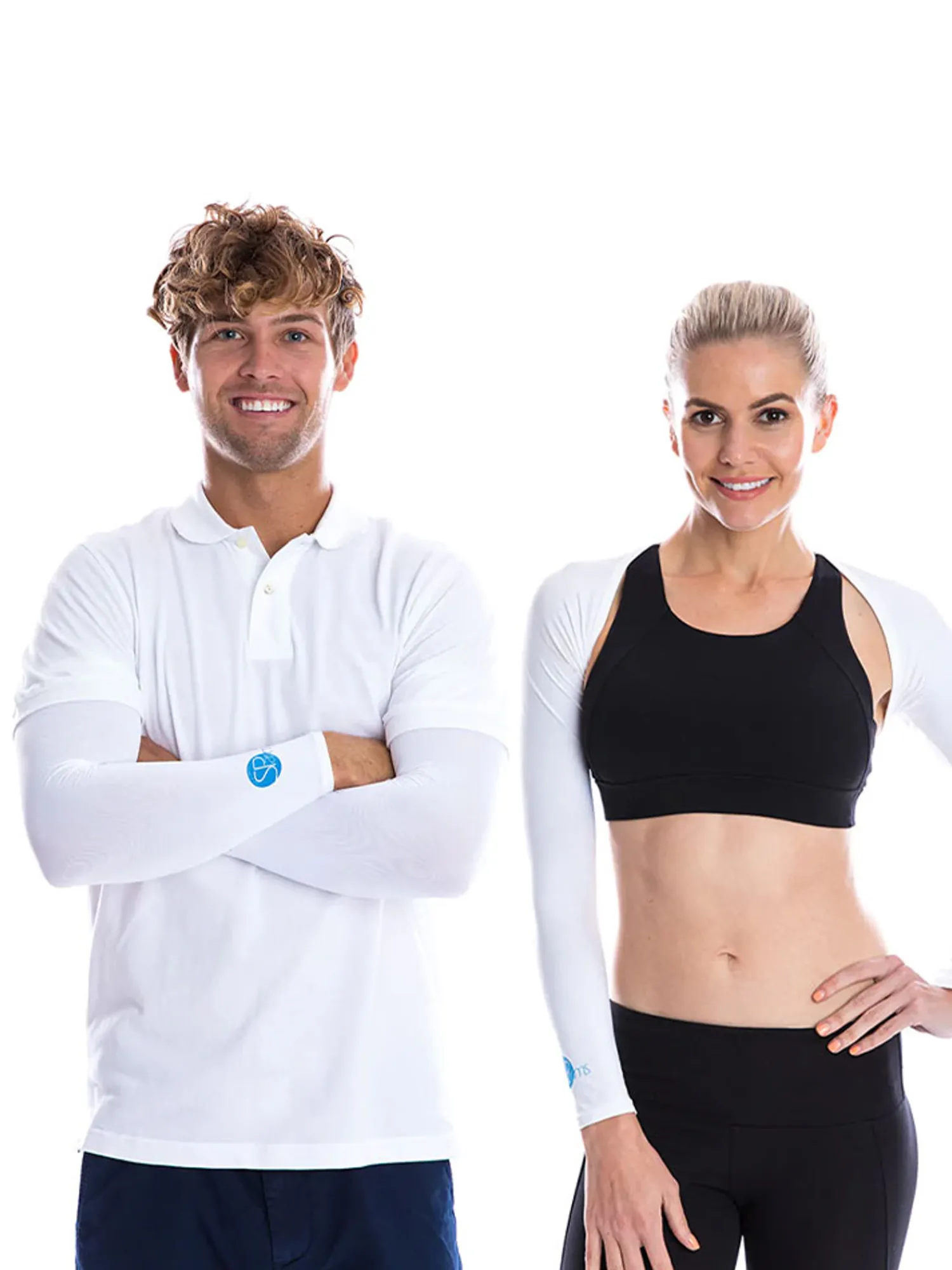 SParms Sleeves|Sun Protection Shoulder Wrap (Shawl) - White
