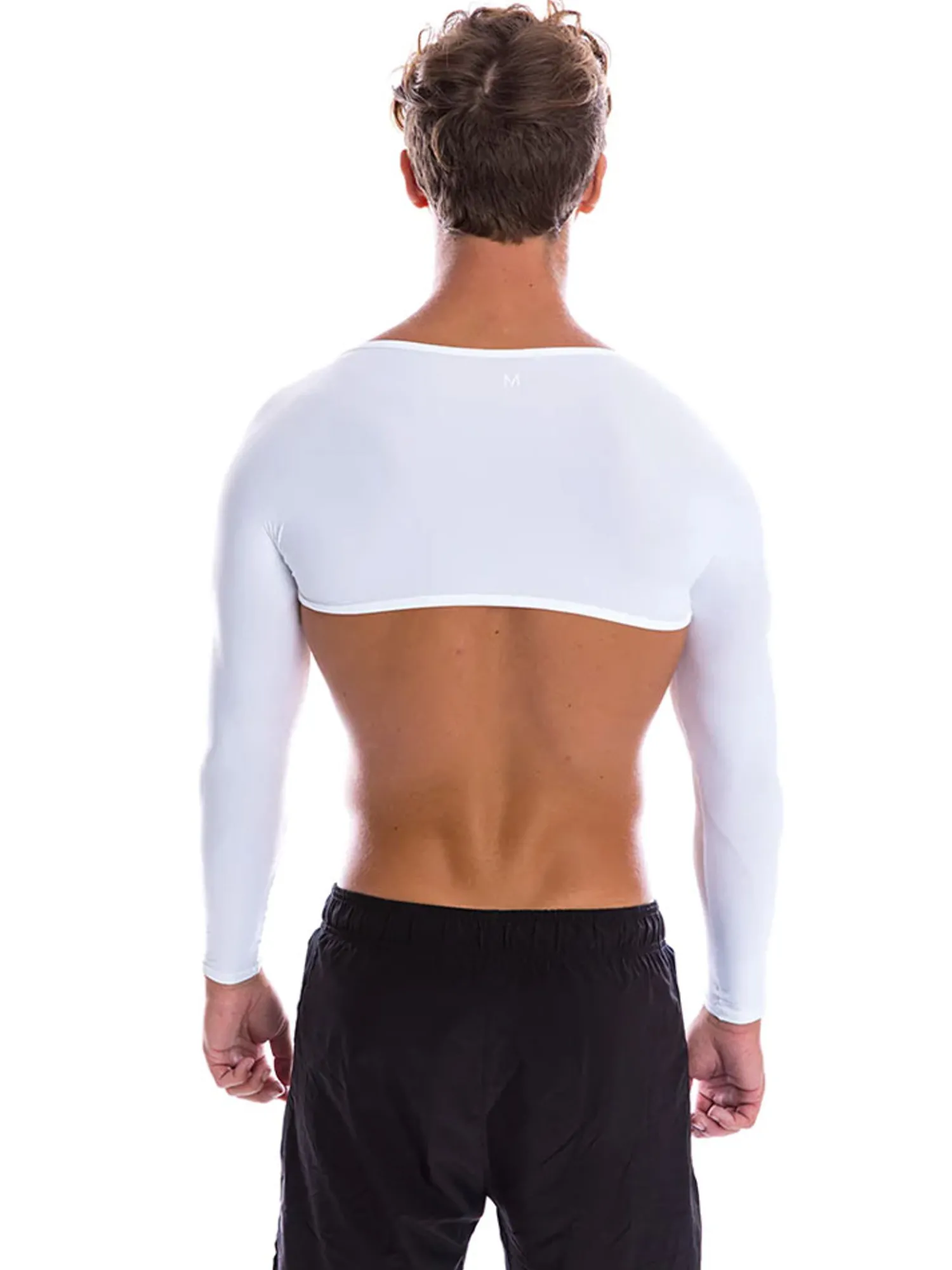 SParms Sleeves|Sun Protection Shoulder Wrap (Shawl) - White