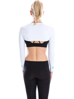 SParms Sleeves|Sun Protection Shoulder Wrap (Shawl) - White