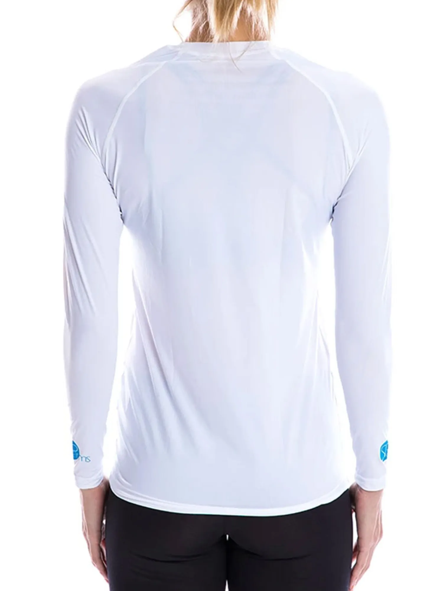 SParms Base Layers|Women's Body Round Neck Sun Protection - White