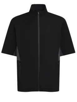 Sporte Leisure Wind & Rain Wear|Extreme Tec Storm Chaser Mens Short Sleeve Jacket - Black