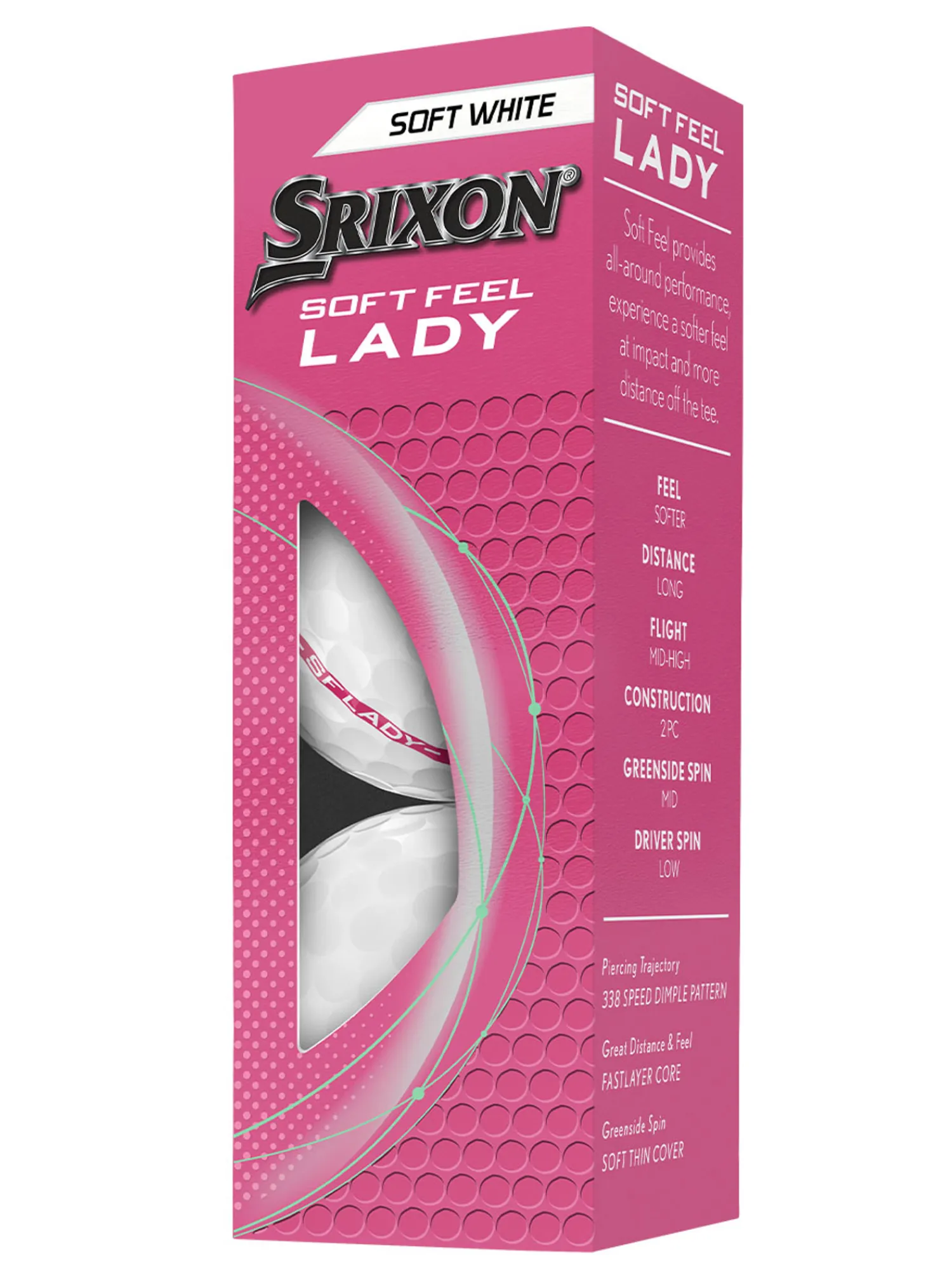 Srixon New Golf Balls|Soft Feel Lady 2025 Golf Balls