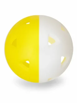Stonehaven Training Aids|Power Flow Practice Balls 12 Pack - Yellow/White