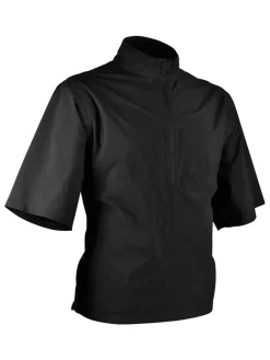Sun Mountain Wind & Rain Wear|Monsoon Short Sleeve Rain Jacket - Black