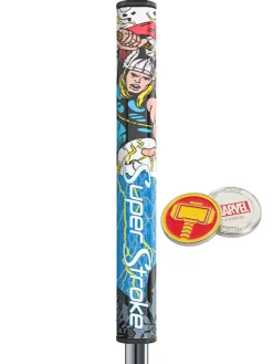 SuperStroke Gifts & Novelties|Putter Grips|Tour 2.0 Marvel Putter Grip & Ball Marker- Thor