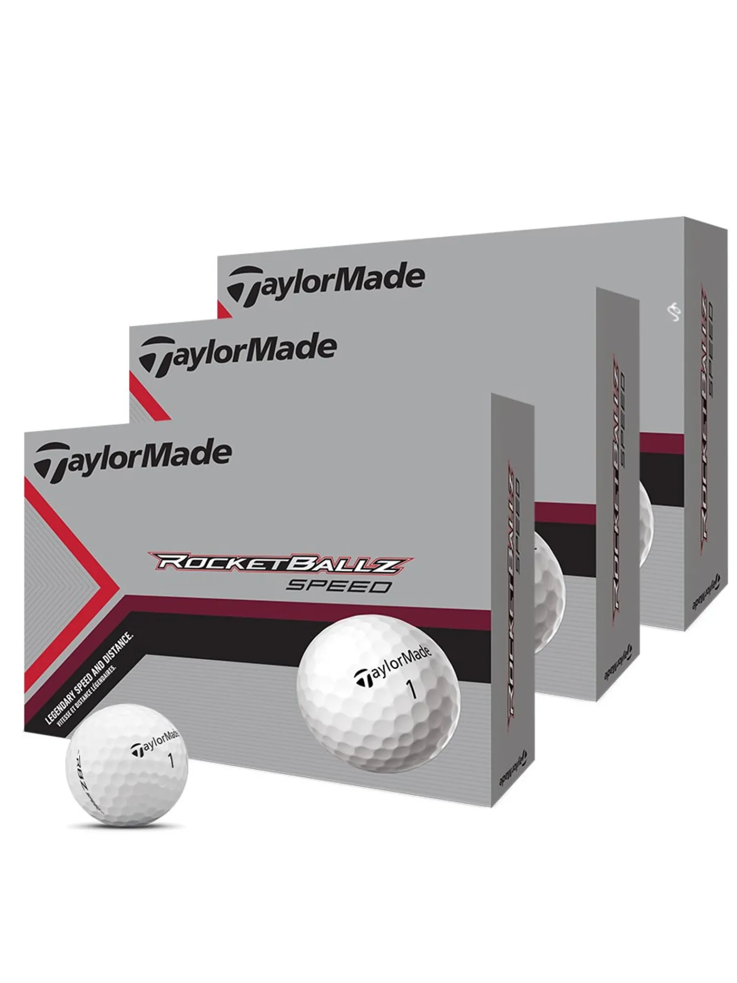 TaylorMade New Golf Balls|RocketBallz Speed 2025 Golf Balls - 3 Dozen