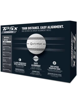 TaylorMade New Golf Balls|TP5x Stripe Golf Balls