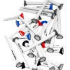 TourTee Tees|Pro and Mini Combo 36 Pack with Case - White