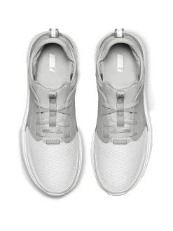 TRUE Linkswear Mens Golf Shoes|Lux G Golf Shoes - White/Grey