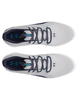 Under Armour Clearance Shoes|Charged Draw 2 Spikeless Golf Shoes - Halo Grey/Capri