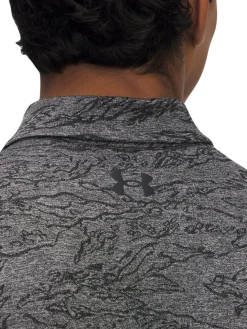 Under Armour Shirts|Drive Jacquard Polo - Black/Steel