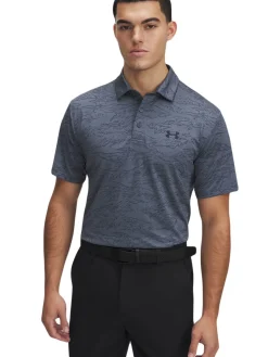 Under Armour Shirts|Drive Jacquard Polo - Downpour Grey/Gravel