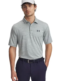 Under Armour Shirts|Drive Jacquard Polo - Silica Green/Hydro Green