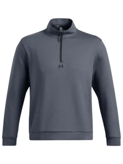 Under Armour Jumpers|Drive Midlayer Pullover - Downpour Grey/Gravel/Black