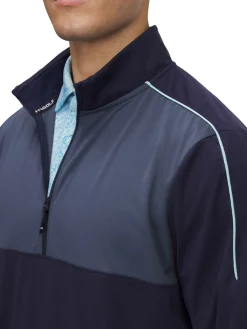Under Armour Jumpers|Drive Wind Half Zip - Midnight Navy/Downpour Grey