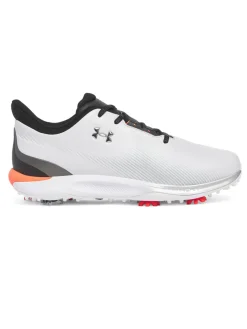 Under Armour Mens Golf Shoes|HOVR Drive Fade Golf Shoes - Halo Grey/Black/Metallic Silver