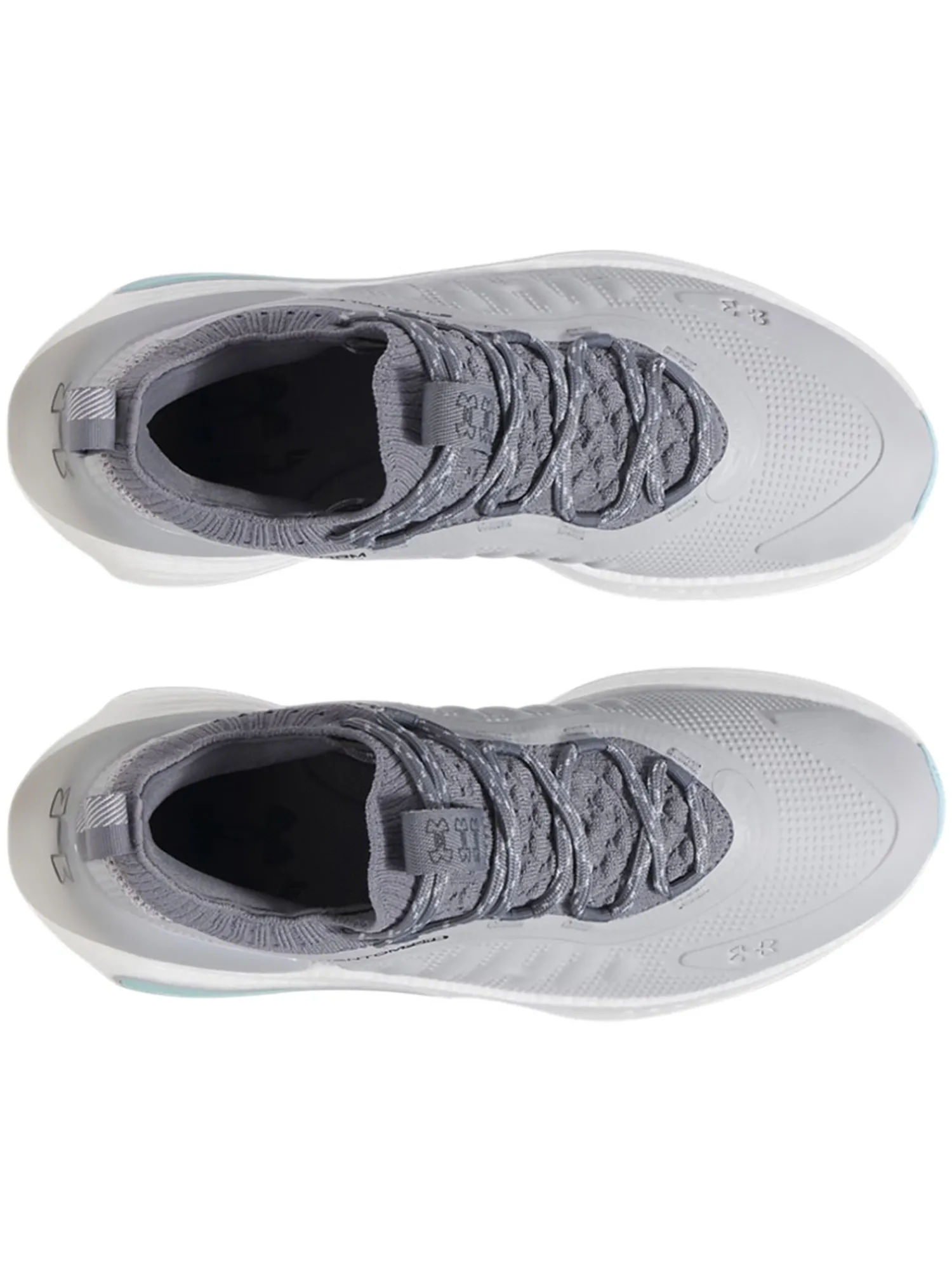 Under Armour Mens Golf Shoes|HOVR Phantom Fore Golf Shoes - Mod Grey/Stream/Titan Grey