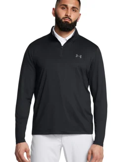 Under Armour Jumpers|Matchplay 1/4-Zip - Black/Pitch Grey