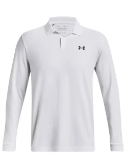 Under Armour Shirts|Performance 3.0 Long Sleeve Polo - White