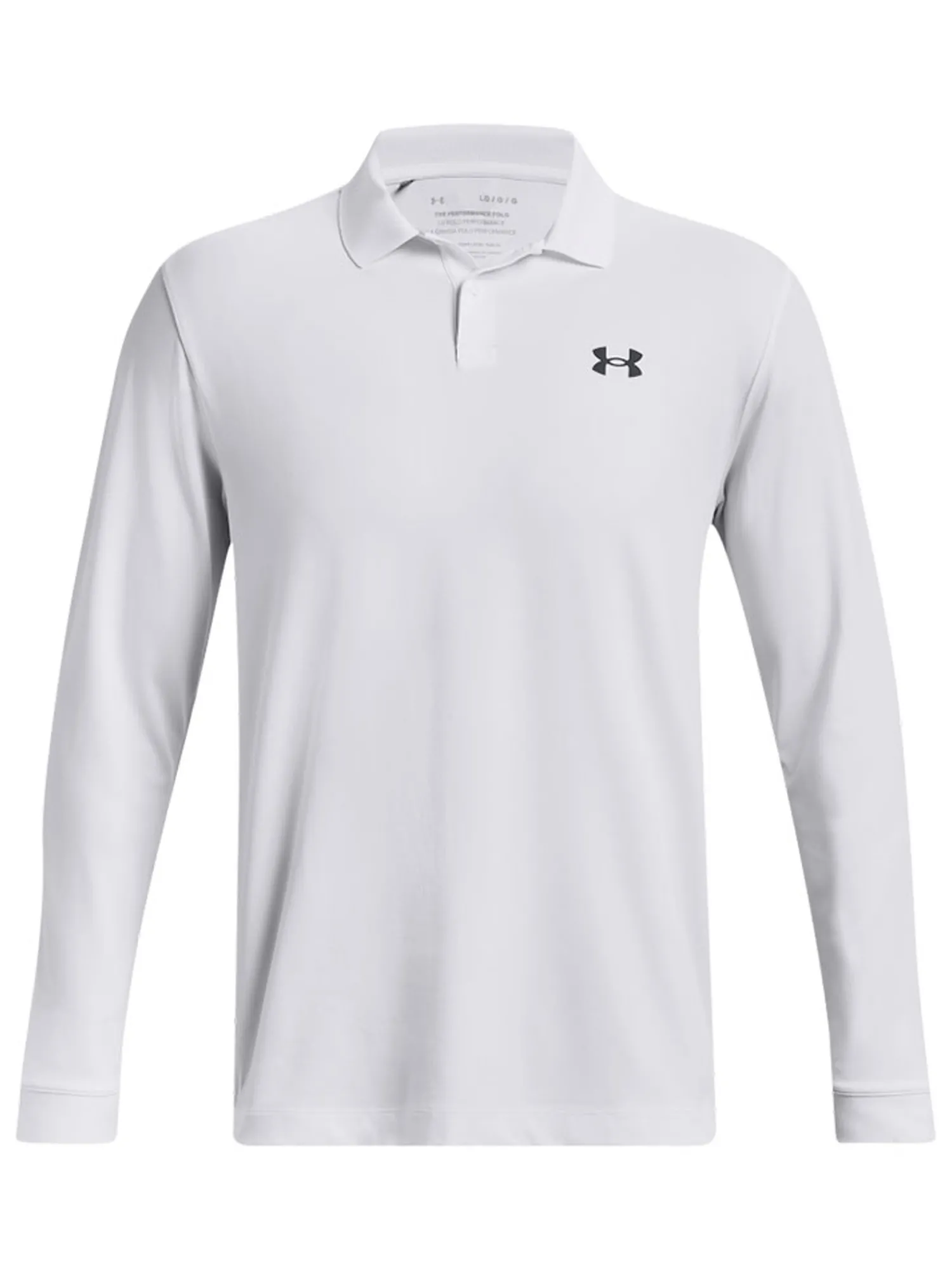 Under Armour Shirts|Performance 3.0 Long Sleeve Polo - White