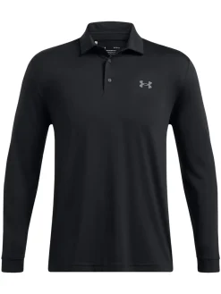 Under Armour Shirts|Playoff 3.0 Long Sleeve Polo - Black