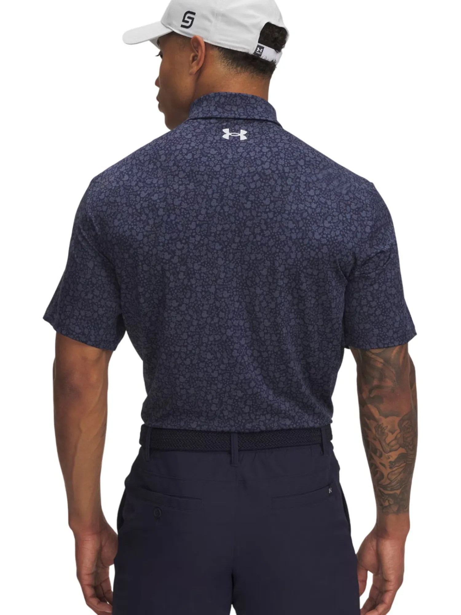 Under Armour Shirts|Playoff 3.0 Printed Polo - Midnight Navy/Halo Grey