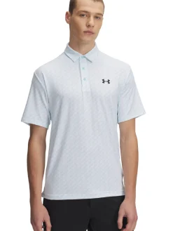 Under Armour Shirts|Playoff 3.0 Printed Polo - Stream/White/Black