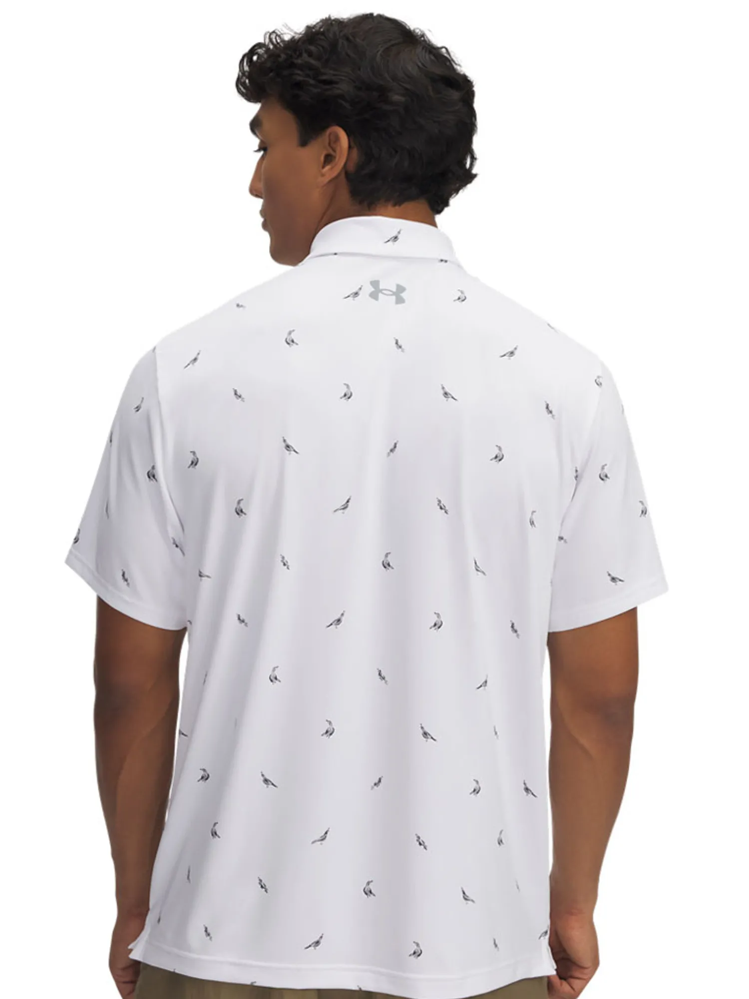 Under Armour Shirts|Playoff 3.0 Printed Polo - White/Steel