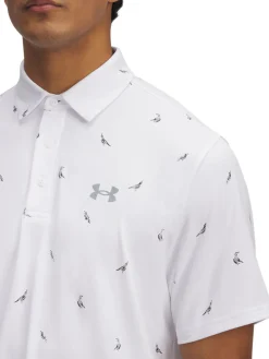 Under Armour Shirts|Playoff 3.0 Printed Polo - White/Steel
