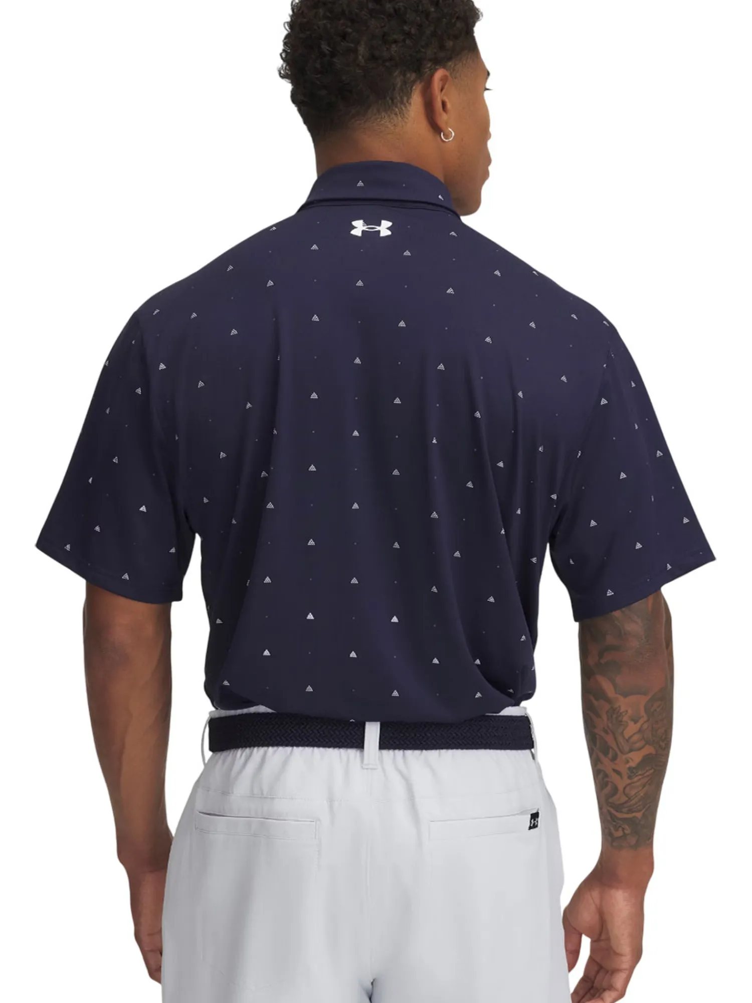 Under Armour Shirts|Playoff 3.0 Printed Polo - Midnight Navy/White