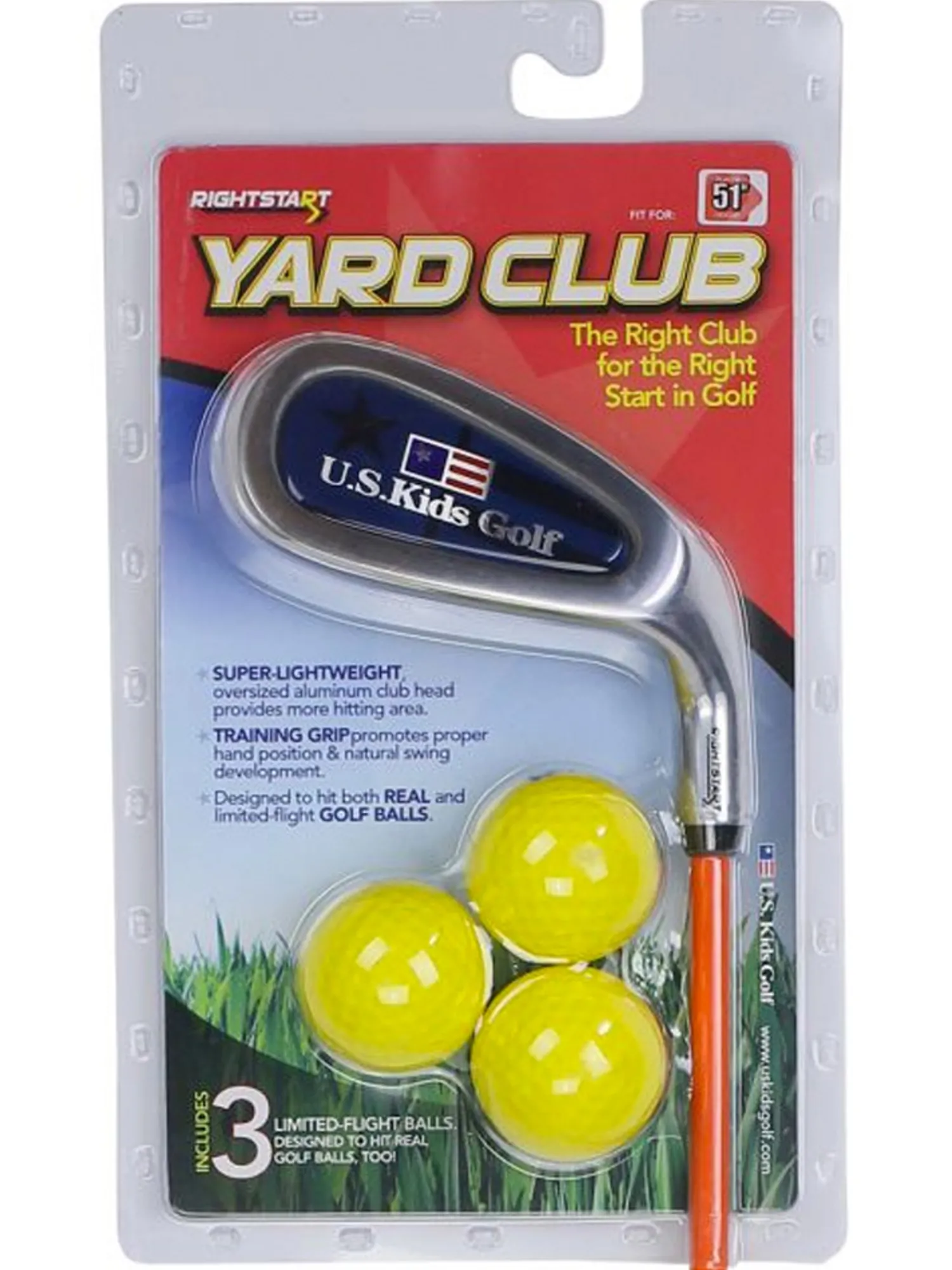 US Kids Single Irons|Golf RS51 Yard Club